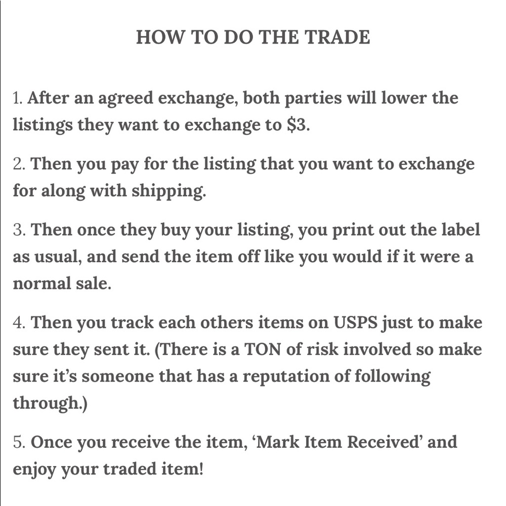 For questions about trading ✨